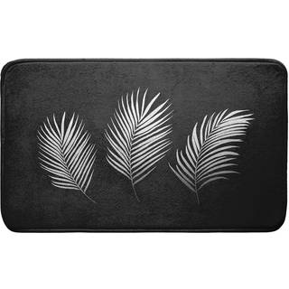 Bademåtte Orbella sort og sølv