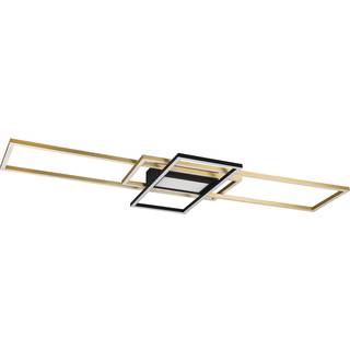 Irvine LED-loftslampe, CCT, dæmpbar, messing