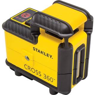 STANLEY 360 Set Krydslinjelaserpakke Med rød laser, stativ og taske
