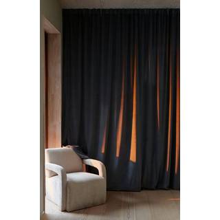 DEMI skræddersyet fløjlsgardin - Grå