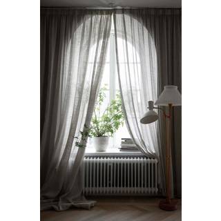 Mimou Ellie Gardin Dobbelt Bredde 290x250 Cm - Gardinlængder Polyester Seagrass Nature - WIS19860