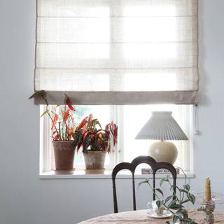 Mimou Ellie Liftgardin 100x220 Cm Naturlig Rosa - Foldegardiner Polyester Natural Pink - RB19831-100