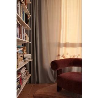 DEMI skræddersyet fløjlsgardin - Beige