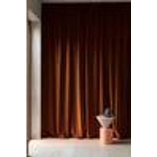 DEMI skræddersyet fløjlsgardin - Brun