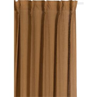 Himla Sunshine Gardin Med Burrebånd Tape 140x250 Cm - Gardinlængder Hør Seaweed - L22076-00141-1528