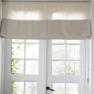 Mimou Studio Liftgardin 120x220 Cm Natural White - Foldegardiner Polyester Off-White - RB18719-120