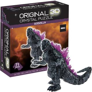 Bepuzzled Godzilla Ultra Deluxe 3D Crystal Puzzle för Godzilla Lovers Collectors and Puzzlers i åldrarna 12 och uppåt