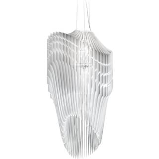 Slamp Avia Lysekrone 100 Cm - Loftslamper Cristalflex® Hvid - AVISM00WHF01T00000EU