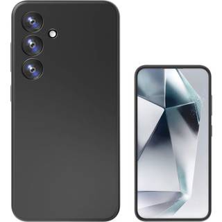 Samsung Galaxy S24+ (Plus) 4Smarts Liquid Silikone Cupertino Bagside Cover - Qi2 Kompatibel - Sort