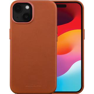 Dbramante1928 Roskilde Magsafe Full-grain Leather Iphone 15 Rød