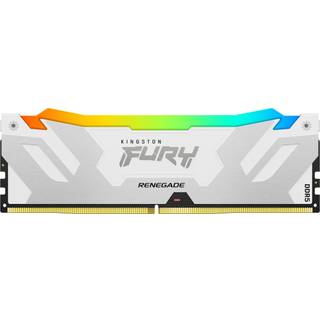 Kingston FURY Renegade RGB DDR5-6800 - 32GB - CL36 - Dual Channel (2 pcs) - Intel XMP - Hvid med RGB