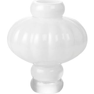 Louise Roe Balloon 02 Vase 20 Cm - Vaser Mundblæst Glas Opalhvid - 10515-11-75