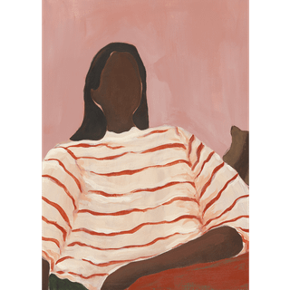 Paper Collective Red Stripes plakat 30x40 cm