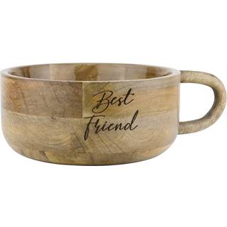 Træskål CUP, anti slip - Ø 19,5 X 9 cm - ca. 1500ml
