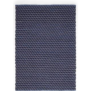Hay Channel Tæppe Blåt/t 170x240 Cm - Mønstrede tæpper Uld Hvid - AD565-A883-AL57