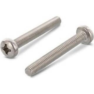 Schäfer & Peters 798524  45 Sæt kryds i gryden M4, rustfri A2, DIN 7985, pakke med 500 M4 x 45 mm