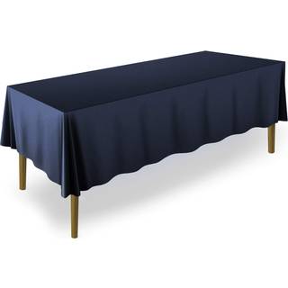 Lann's senget?j - 60 """" x 126 """" Premium duge til bryllup/banket/restaurant - rektangul?r polyester stof -bordklud - marinebl?