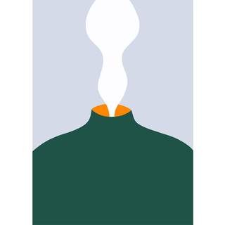 Paper Collective Fumee- 30x40 Plakat 70x100 Cm - Plakater Syrefrit Papir - 20003