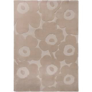Marimekko Unikko Tæppe 250x350 Cm - Tuftede tæpper Uld Light Beige - 132201250350