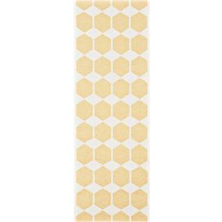 Brita Sweden Anna Tæppe 70x300 Cm t - Mønstrede tæpper Vinyl Gul - 13-33003
