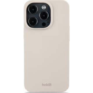 Holdit iPhone 15 Pro Slim Plastic Case - Light Beige