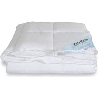 Dobbelt sommerdyne 200x220 cm. med allergivenlig dunfiber - Zen sleep dyne