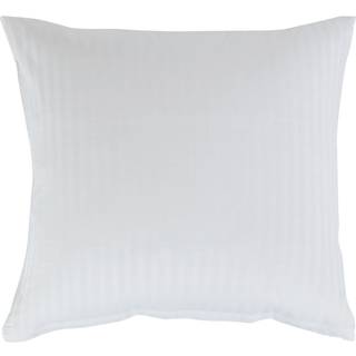 Pudebetræk 60x63 cm - 100% Bomuldssatin - Hvidt ensfarvet hovedpudebetræk - Borg Living