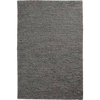 Woud Tact Tæppe 200x300 Cm - Ensfarvede tæpper Uld Anthracite Grey - 160062