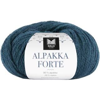 Dale Alpakka Forte 718 Majsgul meleret Indhold: 80% alpaca, 20% nylon Vægt/længde: 50 g = ca. 133 meter Anbefalede pinde: 2.5-3.5 mm Strikkefasthed: 10 cm = 26-27 m på pind 2.5-3 mm / 25 m på pind 3.5 mm Vask: Uldvask30 °C / Vaskes med vrangen ud / Brug vaskemiddel til ud/silke / Brug ikke skyllemiddel / Tørres fladt.
