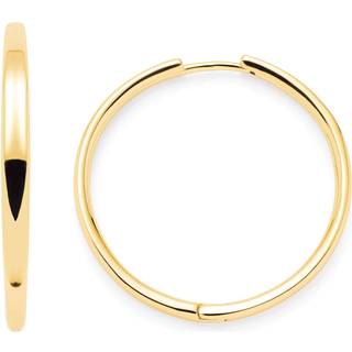 Leonardo 023574 Damen-Ohrringe Creolen Bravo Edelstahl Goldfarben