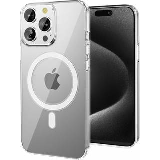 Etui kompatibelt med MagSafe til iPhone 15, Transparent