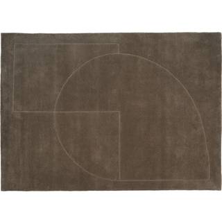 Linie Design Lineal Poem uldtæppe Moss, 170x240 cm