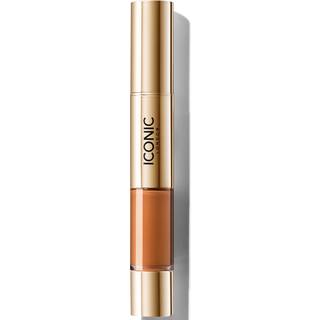 Iconic London Radiant Concealer & Brightening Duo | Cremet v?ske + lysende farveblyant dobbelt afsluttet concealer grusomhed gratis vegansk makeu