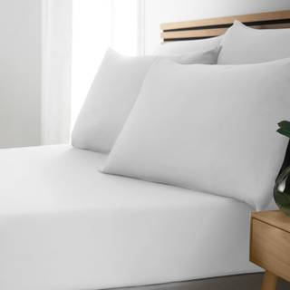 Catherine Lansfield Catherine Lansfield White So Soft Non-Iron Fitted Sheet