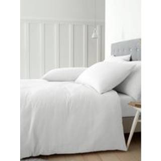 Catherine Lansfield Catherine Lansfield White Brushed 100% Cotton Duvet Cover Set