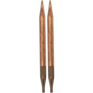 KnitPro udskiftelige rundpinde i træ - Ginger - Korte pinde - flere størrelser 6 mm.