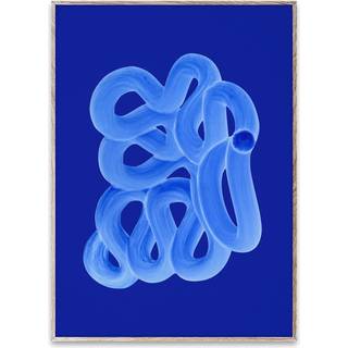 Plakat Blue Brush