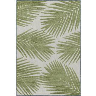 Bahama Udendørs Tæppeløber Palme - Grøn - 80x250 (Løber)