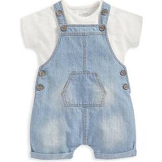 Mamas & Papas Blå Denim 100% Bomuld smækbukser 2 Pieces1.5 - 2 år (86 - 92cm)