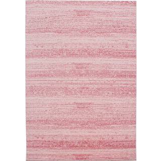 Plus Kortluvet tæppe Ensfarvet - Pink - 280x370