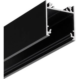 1m Aluprofil | 23x25mm | Sort | Til troldtekt lofter | LINEA20