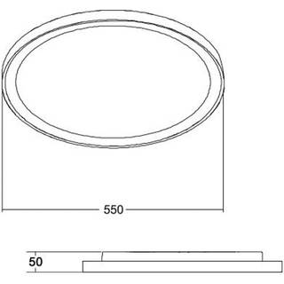 BRUMBERG Sunny Maxi LED-lampe DALI Ø55cm hvid