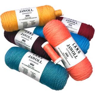 Lang Yarns Jawoll 373 Indhold: 75% Virgin uld, 25% Polyamid Vægt/længde: 50 g = 210 meter Anbefalede pinde: 2.5-3.5 mm Strikkefasthed: 10 x 10 cm = 30 m x 41 p Vask: Maskinvask 40 °c / Tåler tørretumbling.