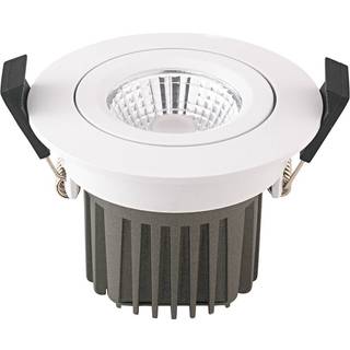 LED indbygningsspot Diled, Ø 8,5 cm, 10 W, 3.000 K, hvid