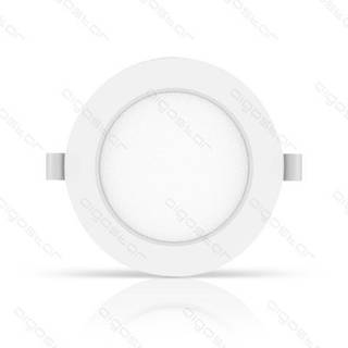 LED Downlight Pro, Indbygget Rund 9W - Naturlig Hvid 4000K, Mat Hvid, Plast, Ø145mm - Kulør : Neutral