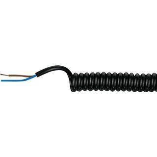 Spiralkabel PUR/PVC 5G1,5 SORT 500/2500