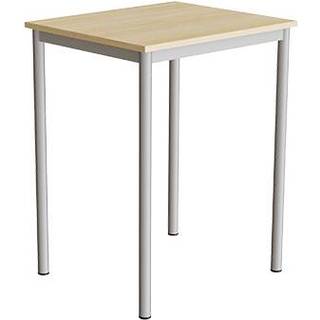 Bord Combi 200, 700x600 mm Højde 900 mm Lyddæmpende birk laminat på alugråt understel