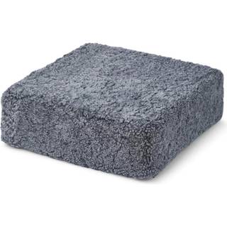 Puf | Lammeskind | Korthåret | 42x42x13 cm