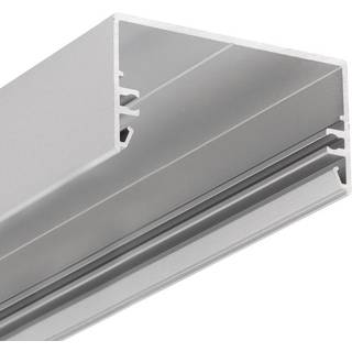 1m aluprofil LOWI C10 - Anodiseret, påbygning, LED skinne