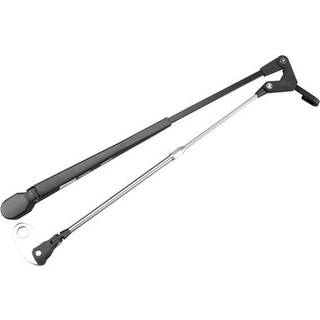 Parallelarm / viskerarm båd TMC Heavy Duty, med justerbart hoved &amp; krokmontering, sort, 304 - 457 mm (12" - 18")